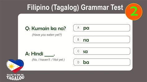 tagalog language test